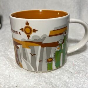 Starbucks Souvenir coffee mug Arizona you are here collection